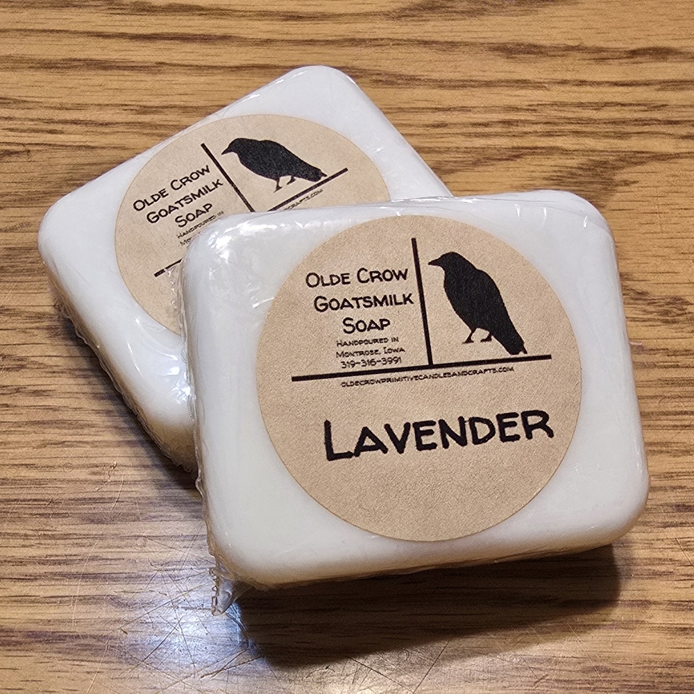 2pk. Lavender goatsmilk soap